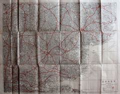 Thumbnail: Geographia Three inch map 1942